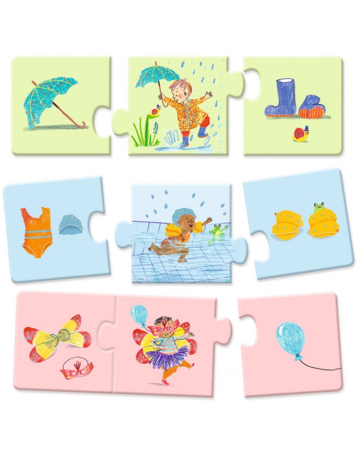 Puzzle Educativos Mi Vida diaria de Djeco
