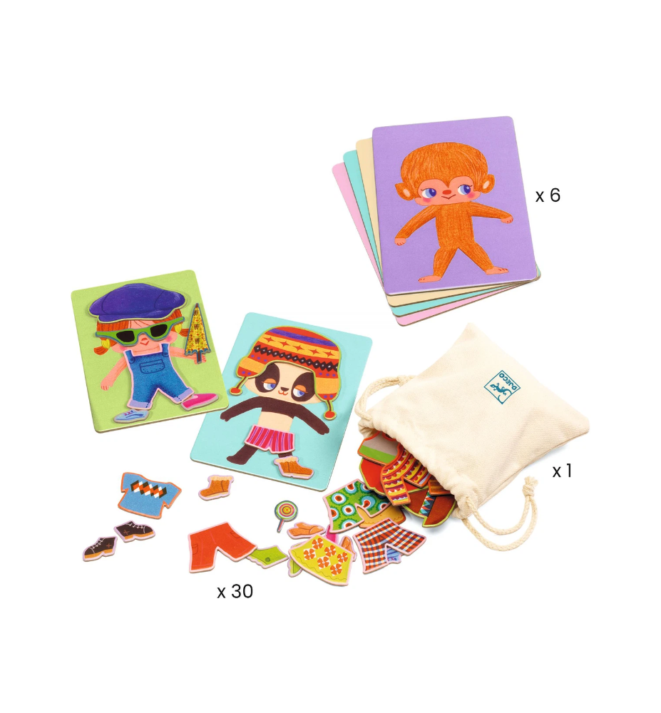 Educativos Puzzle Me visto Djeco