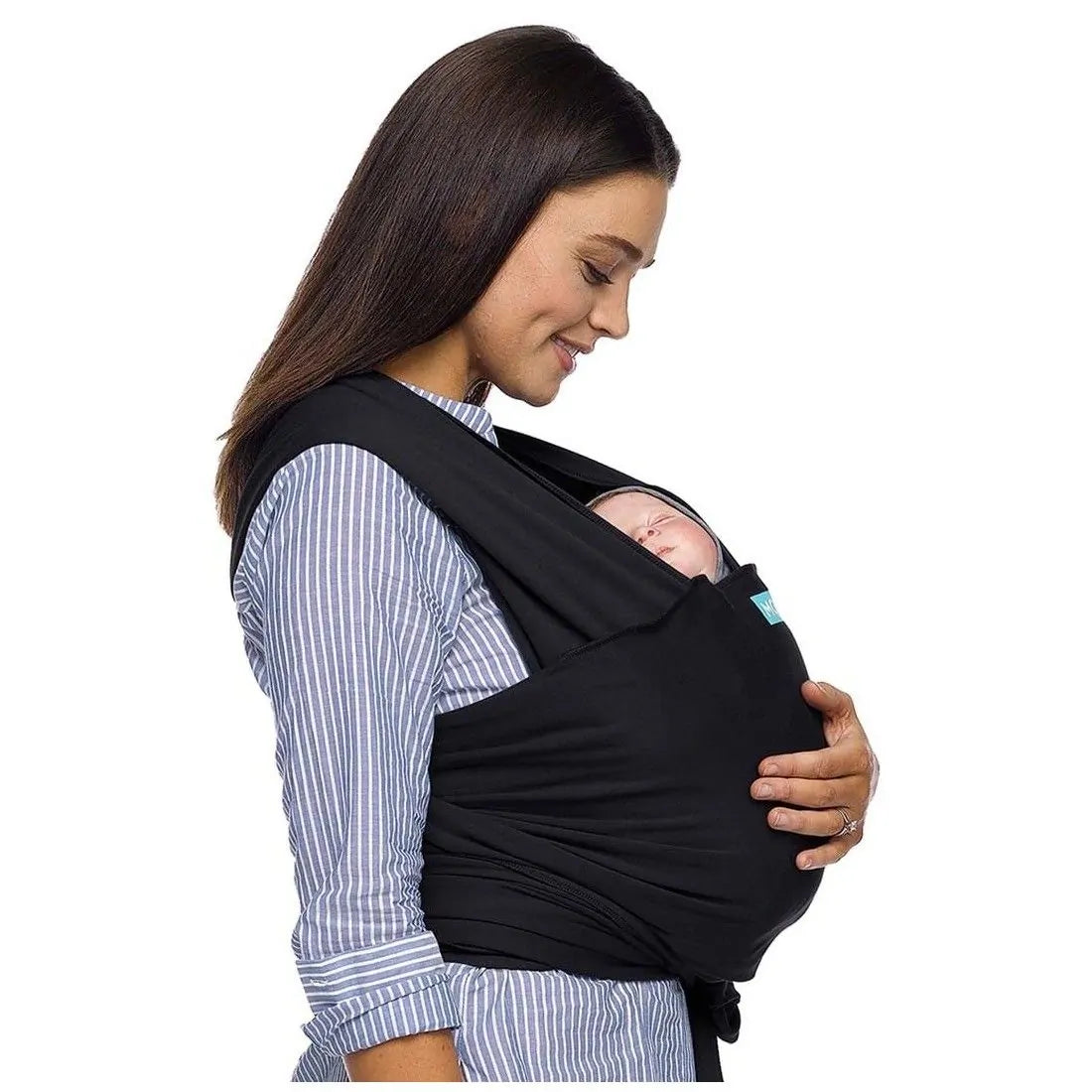 Fular Portabebés Moby Wrap Evolution Bambú Negro