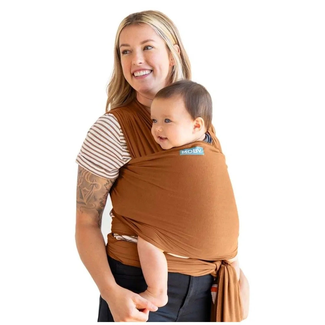Fular Portabebés Moby Wrap Evolution Bambú Caramel