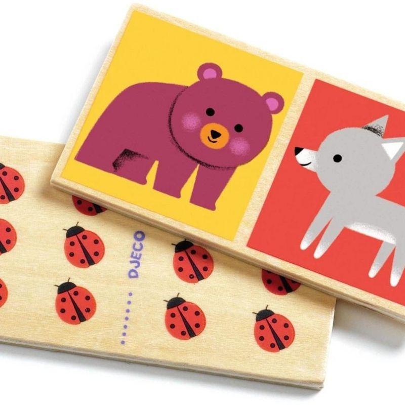 Juegos Educativos Domino Wood Djeco