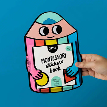 Libro Stickers Montessory Formas Geométricas Omy