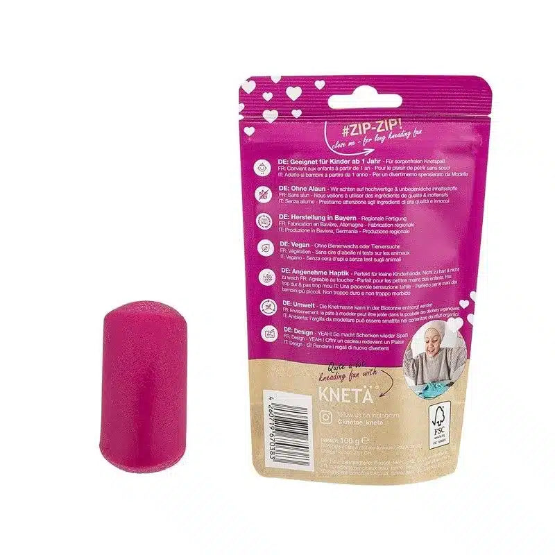 Bolsa Plastilina 100gr Rosa Knetä