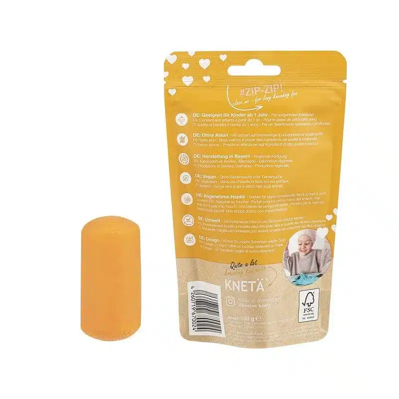 Bolsa Plastilina 100gr Naranja Knetä