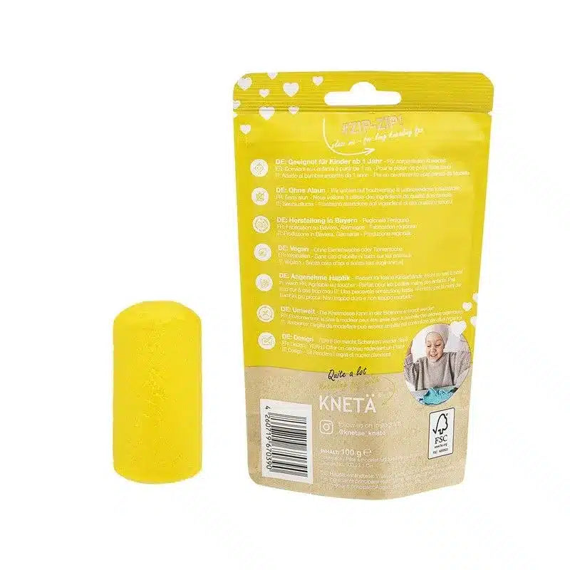 Bolsa Plastilina 100gr Amarillo Knetä