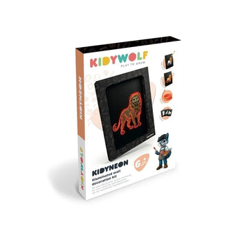 Pack KIDYNEON Naranja Kit de Decoración de Pared con Luces Kidywolf