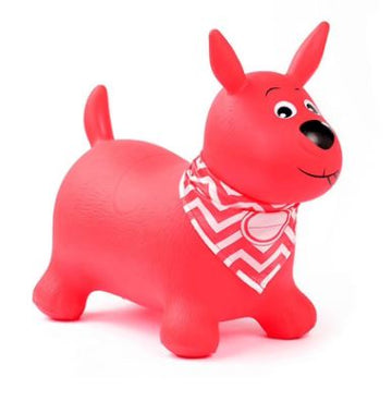 Perro Saltarín rosa Ludi