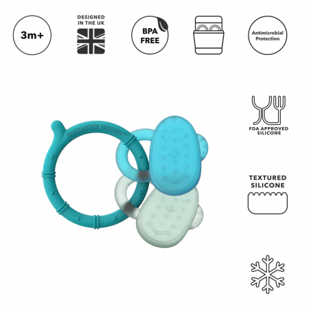 Mordedor Matchstick Monkey Azul para Congelador