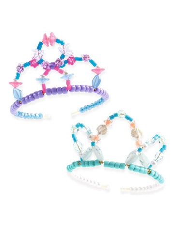 Perlas Dúo De Tiaras Azul Djeco