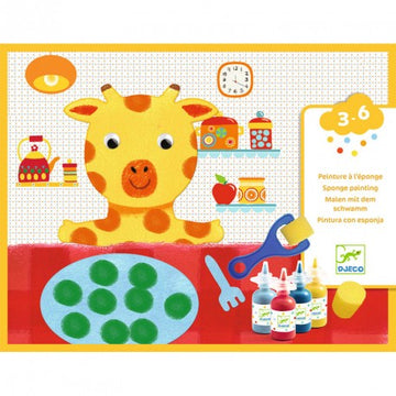 Pintura Con Esponja La Aventura De Los Peluches Djeco