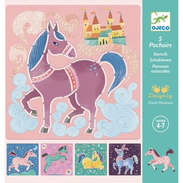 Plantillas Los Caballos de Djeco
