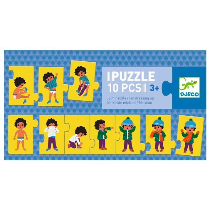 Educativos Puzzle Me visto Djeco