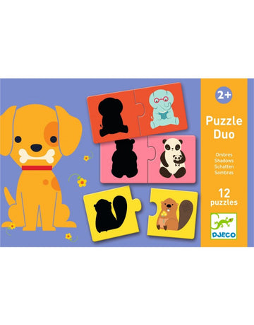 Puzzle Dúo Sombras de Djeco