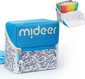 Rotuladores Acrílicos con Punta de Pincel en Estuche Blando (60 colores) Mideer