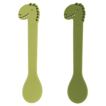 Set 2 Cucharas Silicona Dino de Trixie