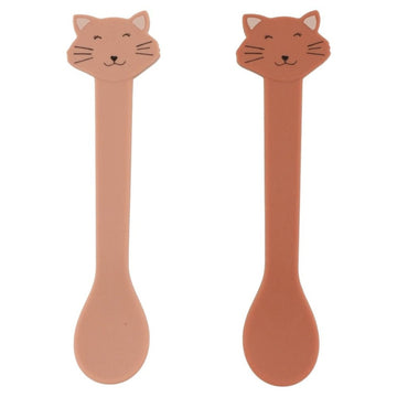 Set 2 Cucharas Silicona Gato de Trixie