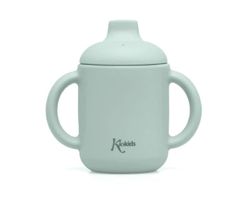 Taza de Silicona Salvia con Asas Kiokids