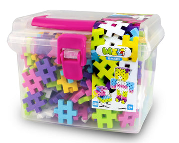 Juego de Construcción MELI Basic Pastel Travel Box 250 pcs