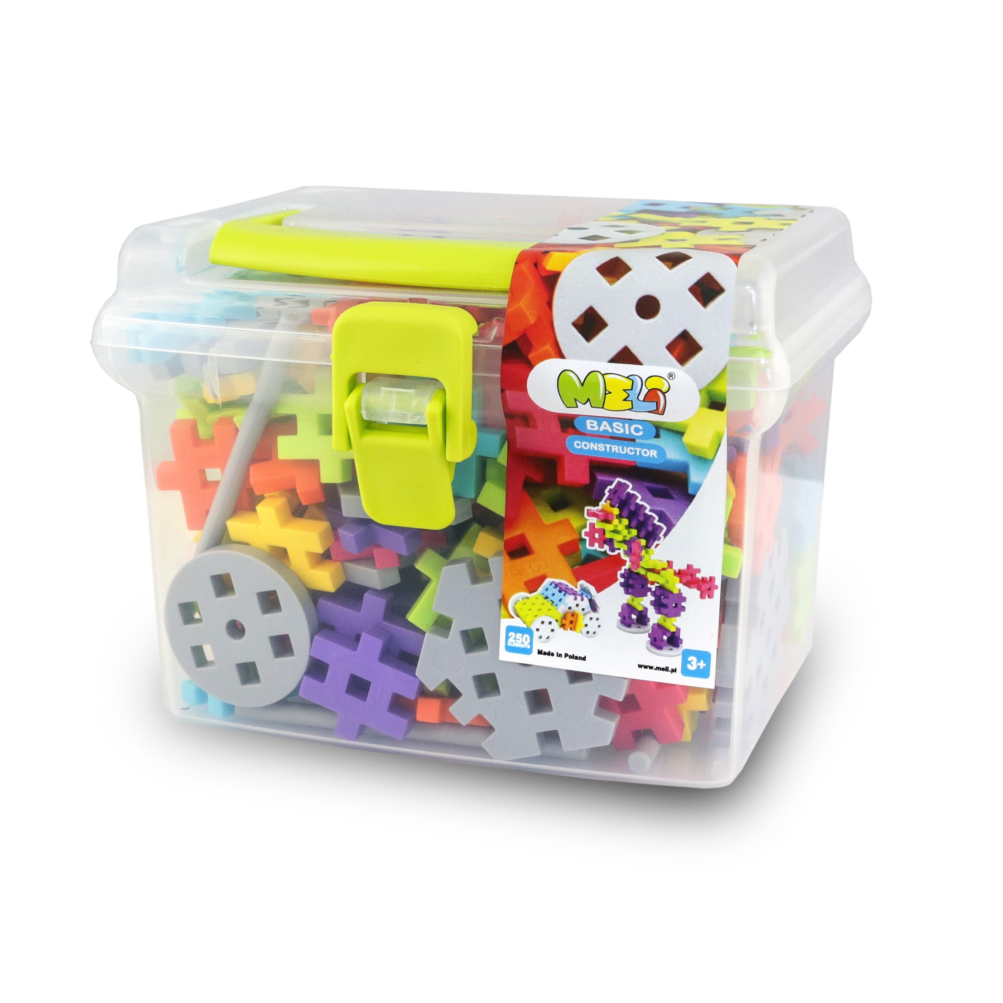 Juego de Construcción MELI Basic Constructor Travel Box 250 pcs