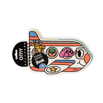 Libro Pegatinas Vroom Omy
